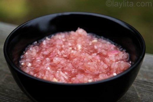 Mignonette or French shallot vinaigrette for oysters - Laylita's Recipes