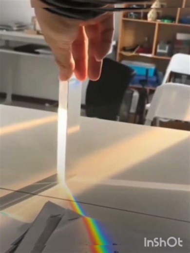 Light and refraction...formation of rainbow 🌈 ✨️ #study #science #physics #etc #subject #facts
