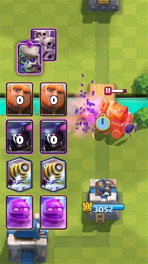 1 elixir vs 3 elixir 🔥 #clashroyale #gaming #supercell