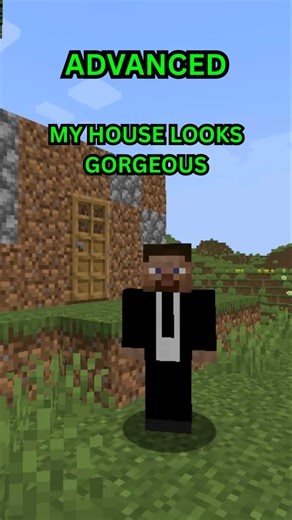 Basic vs Advanced English!!😄😄 #minecraft #vocabulary #englishlearning #englishlesson