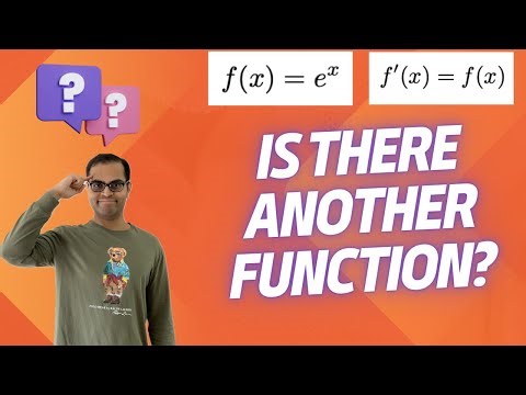 WHAT functions are EQUAL to their derivative?