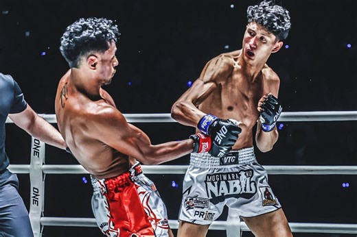 FREE FULL FIGHT: Nabil Anane uses his freakish length in clinical dissection of hard-hitting Felipe Lobo