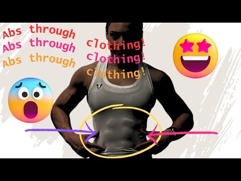 When her abs show THROUGH HER CLOTHING 😲 🤯