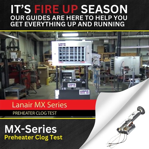 MX not spraying fuel? Probably a clogged nozzle or preheater. Fix it right with this video: lanair.com/nozzle-and-preheater-replacement-for-a-lanair-mx-waste-oil-heater | Lanair Products LLC