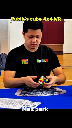 Fastest Rubik’s cube 4x4 solve #shorts #trending #cubing #worldrecord