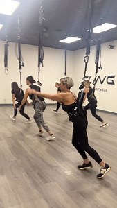 Push hard, laugh harder 🤷‍♀️ that’s bungee cardio. . . . . . #bungeefitness #bungeeworkout #bungeedance #trx #bungee #lowimpactworkout #slingbungee #slingbungeefitness #lowimpact #bungeebabes | Sling Bungee Fitness