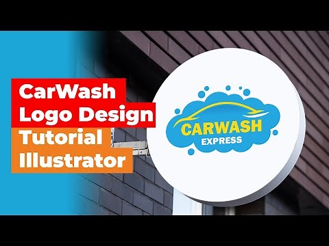 Tutorial Illustrator - Car Wash Logo Design