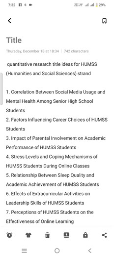 Creative Title Ideas for HUMSS Students