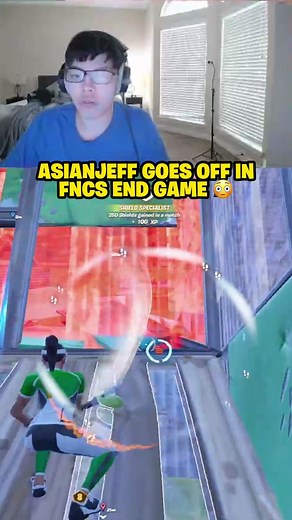 Fortnite FNCS End Game with Asian Jeff - Intense Gameplay