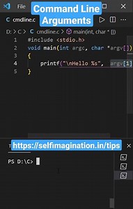C Command Line Arguments by Sandip Nigam