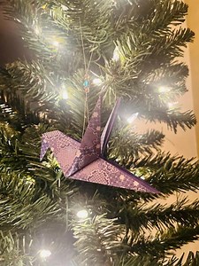 Origami Hummingbird, Bird, Ornament, Paper Art, Beads - Etsy