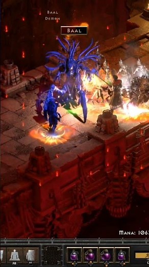 Hell Baal kill with Summoner Necromancer 💀🔥