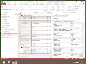 11 Modifier les propriétés d'un formulaire