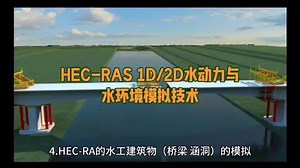 HEC-RAS 1D/2D水动力与水环境模拟技术