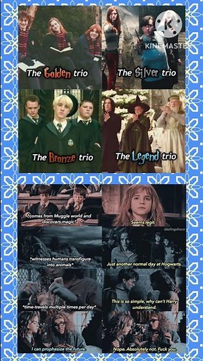 “Harry Potter Trios Meme: Golden, Silver, Bronze & Legend + Hermione Logic Thread”