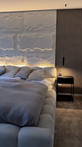 25K views · 83 reactions | Petit Tuto pour voir comment habiller un mur de chambre avec nos plaques à effet pierre et nos plaques murales en bois (MDF) 朗 Cette vidéo vous montrera aussi comment travailler de manière simple les finitions entre les jointures des plaques et comment utiliset les bandes de lumières LED pour un meilleur résultat  #Domia #domiadistribution #3dpanel #wallpanels #plaquesmurales #woodpanel #woodpanelwall | Domia | Facebook