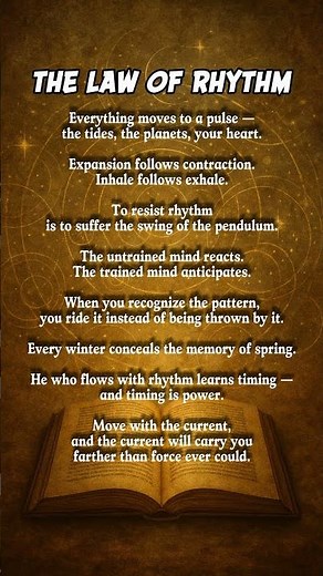 The Law of Rhythm | The Hidden Pulse of the Universe