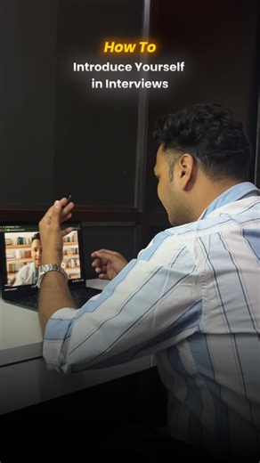 Shubham Maheshwari on Instagram: "Comment “INTRO” for interview-ready self-introduction templates 🔥 “Tell me about yourself.” Sounds simple. But this one answer decides first impression + confidence + shortlisting. Most candidates: ❌ Ramble ❌ Sound confused ❌ Miss impact ❌ Lose the interviewer in 30 seconds This reel breaks it down properly 👇 ✔ Freshers template ✔ Experienced professionals template ✔ Clear structure recruiters expect ✔ Easy to customize in 2 minutes If you get this right, your