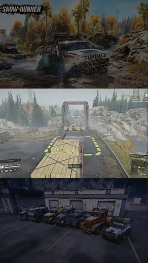 #540 Snow Runner Constructing Old Broken Bridge Difficult Work Can This Bridge Complete InTime?#game