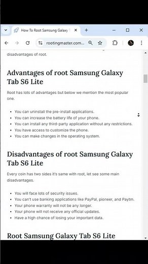 Root Your Galaxy Tab S6 Lite in 5 Minutes or Less #shorts