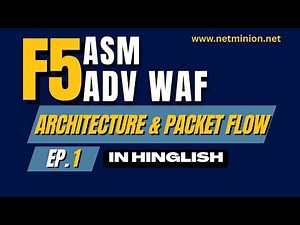 F5 ASM WAF Architecture & Packet Flow Explained! (Beginner to Pro) - In Hinglish