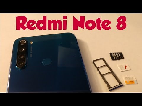 Redmi note 8 how to insert sim card and sd memory card
