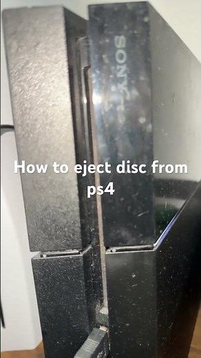 How to eject disc from ps4