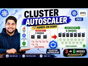 Cluster Autoscaler in EKS | Automatically Scale Worker Nodes (Hands-On Demo)