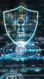 Animation about protecting network connections and data.