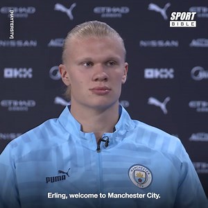 Erling Haaland has sat down for his first interview with his boyhood club... 🇳🇴🔵 | SPORTbible
