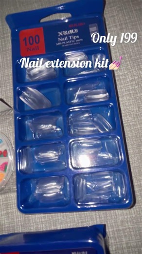 Kya mangvaya kya aa gya 😭 comment for link 🔗 Nail extension kit 💅🏻#shorts #nailart