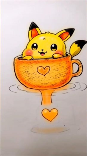 Picachu Easy Drawing How to Draw #howtodraw