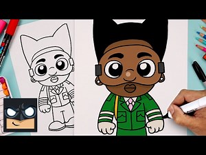 How To Draw Tyler the Creator - Videos For Kids