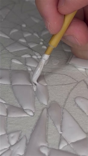 Japanese art 日本画 制作過程 #arte #art #process #日本画 #制作過程 #胡粉