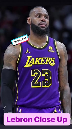 Purple LeBron James Jersey Close-Up Highlights