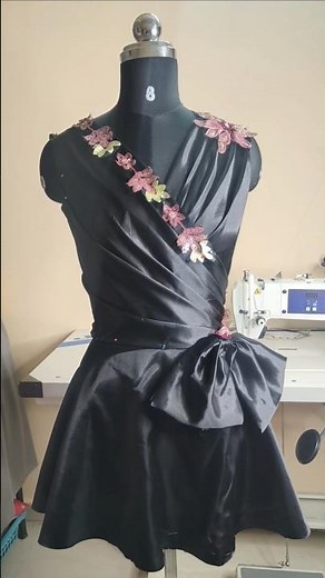 New draping dress design 🥰💫 #fashion #draping #fashiontrends #sewing #shorts