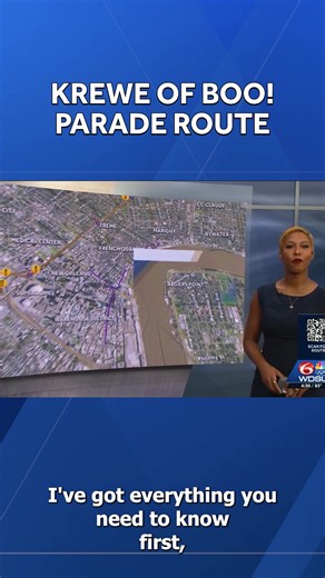 Goblins, Ghosts and Ghouls will be roaming the streets tonight for the Krewe of Boo! parade. WDSU Traffic Anchor Brandi B. Harris has what you need to know about the parade route>>>https://www.wdsu.com/article/new-orleans-krewe-of-boo-2025/69149888 | WDSU News