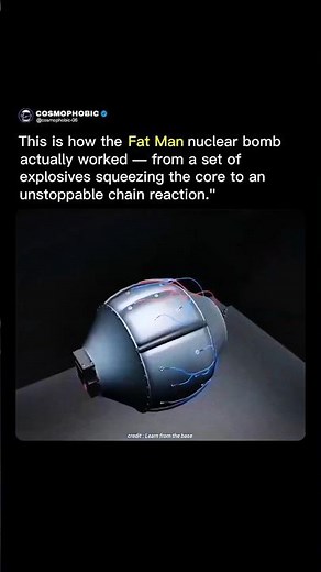 How the Fat Man Nuclear Bomb Works.