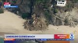 Landslide closes Thousand Steps in Laguna Beach