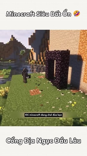 Hướng dẫn xây cổng địa ngục đẹp trong Minecraft