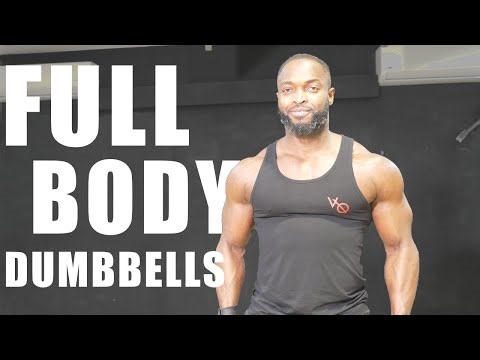 This 15-Minute Dumbbell Cardio Workout Trains Your Whole Body