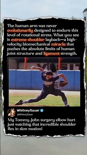 The Terrifying Biomechanics of a 100 MPH Fastball! ⚾ #Physics #SportsScience #Biology