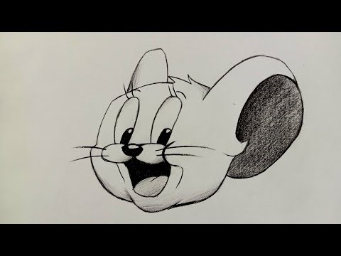 How to Draw Jerry the Mouse | Beginner Drawing | Step by step