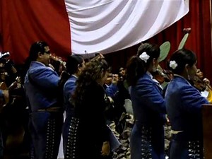 'LAS MANANITAS' TATIANA Y MARIACHI VOZ DE AMERICA EN LA IGLESIA DE LA PLACITA OLVERA, LOS ANGELES