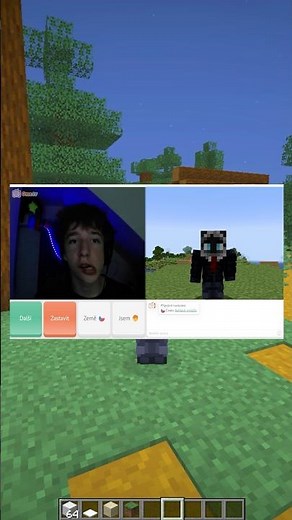 Jak Jsme Udělali MINECRAFT na OMEGLE? 🧐 #minecraft #cz