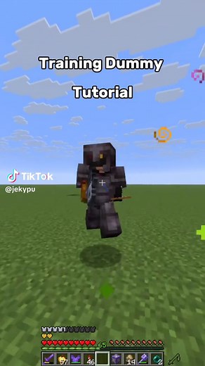 Minecraft Training Dummy Tutorial (No Mods)