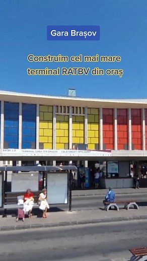 Modernizarea terminalului de transport public la Gara Brașov