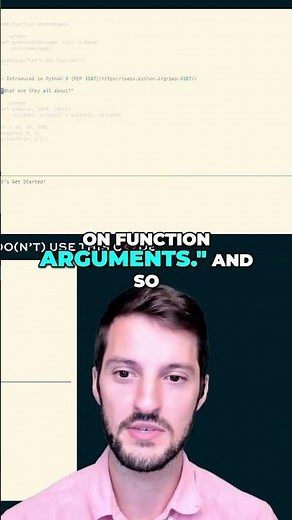 Python Function Annotations: The Key to Modern Type Hinting #python