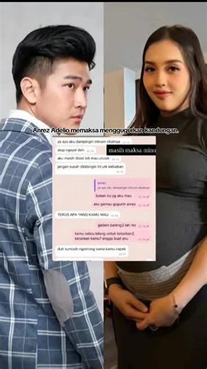 Anrez Adelio Menuntut Pasangan Menggugurkan Kandungan