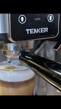 TENKER Espresso Machine 20 Bar, Cappuccino Machine with Automatic Milk Frother.